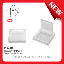 Transparent square compact powder case